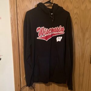 Wisconsin Black Hoodie by [Brand]